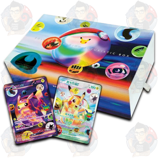 [Pre Order - ETA 23/10] 30th Celebration Simplified Chinese Iridescent Future Commemorative Box - Simplified Chinese Pokémon TCG