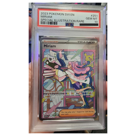 251/198 - PSA 10 Miriam - Scarlet & Violet - Pokemon TCG