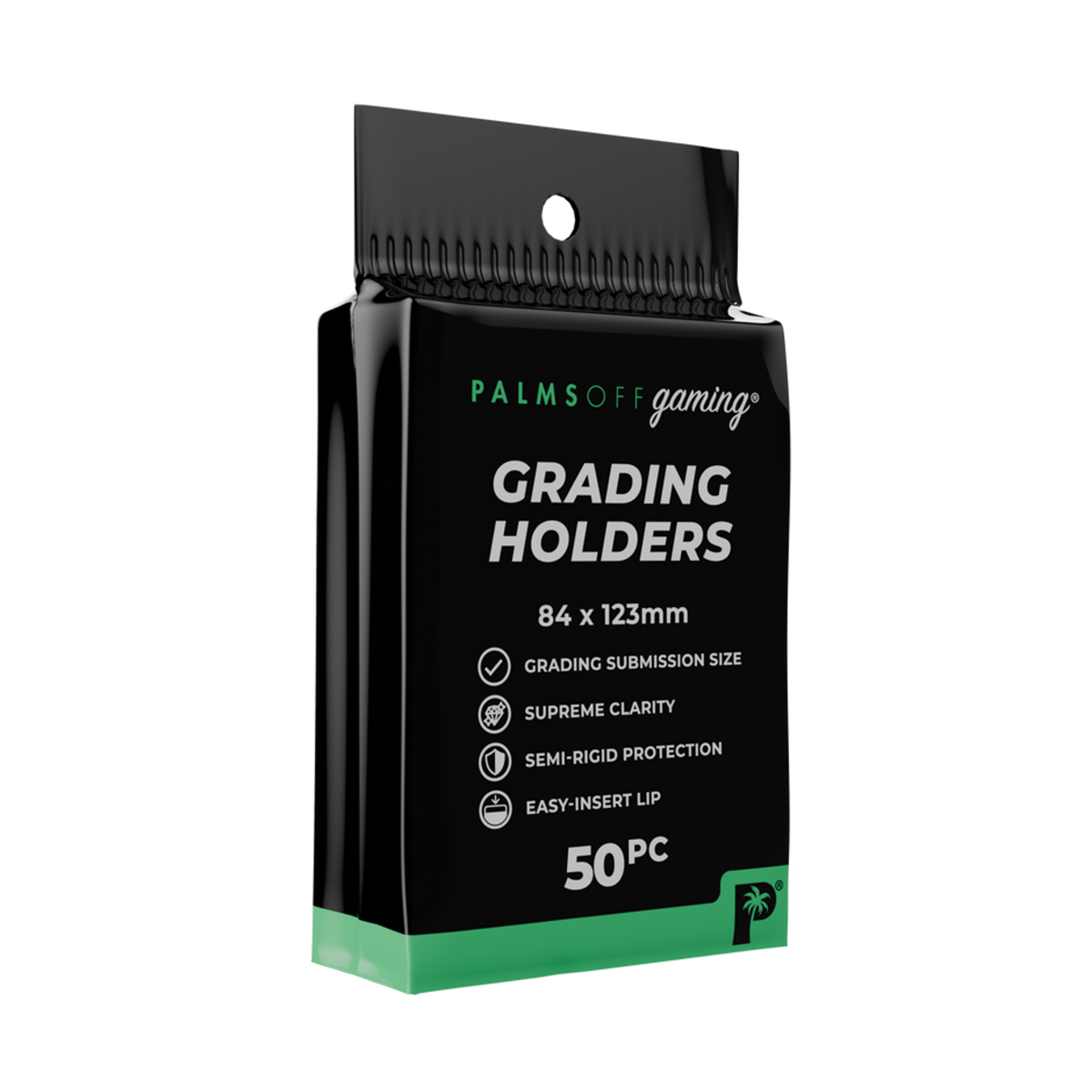 Palms Off Gaming Semi Rigid Grading Holders - 50 Pack