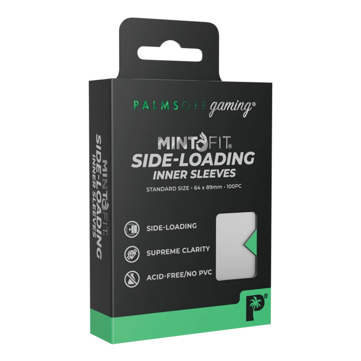 Palms Off Gaming MintFit Side Loading Inner Sleeves - 100 Pack