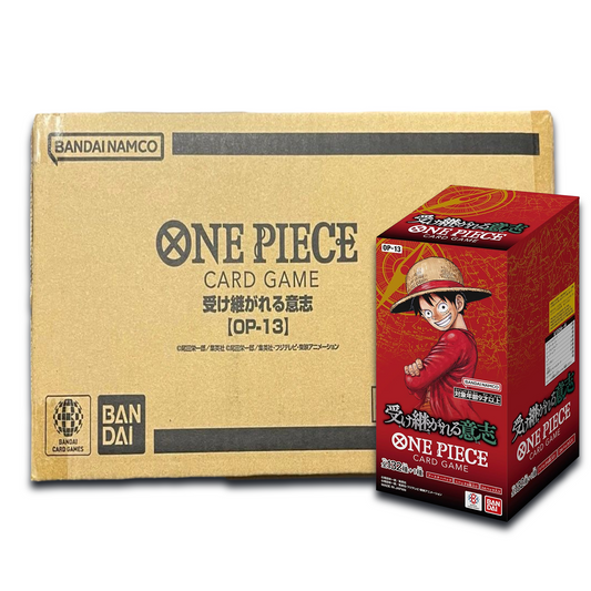[Pre Order] OP-13 Carrying On His Will Booster Box Sealed Case (12) - Japanese One Piece TCG