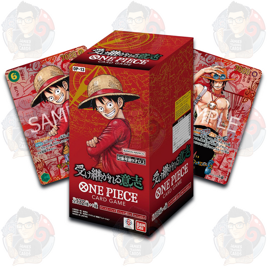 OP-13 Carrying On His Will Booster Box - Japanese One Piece TCG
