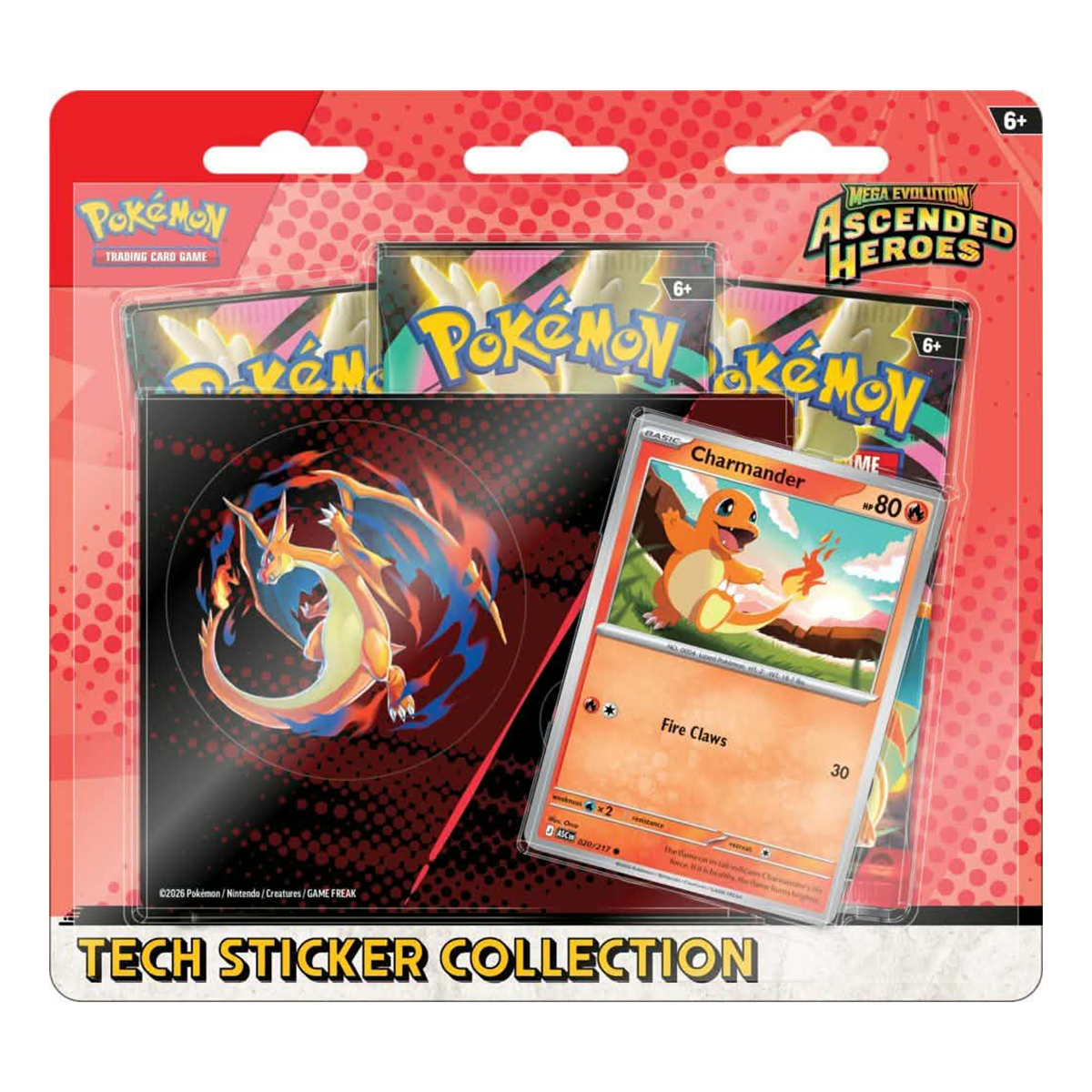 [Pre Order] Ascended Heroes Tech Sticker Collection (Charmander) - Pokemon TCG
