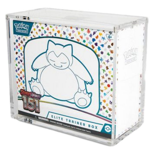 [ETA 10/4] Acryshield Pokémon Elite Trainer Box Acrylic Magnetic Display Case