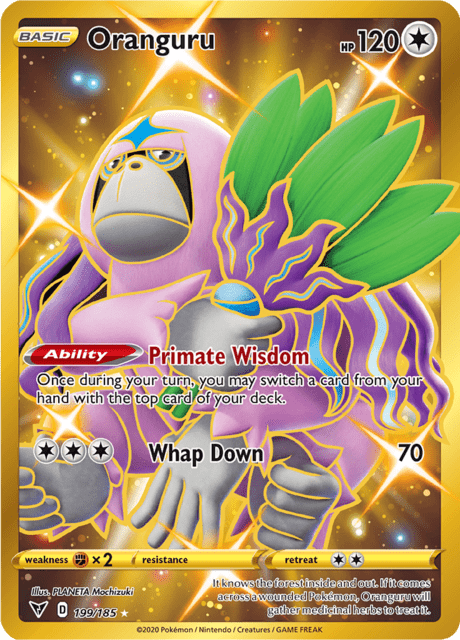 199/185 - Oranguru - Vivid Voltage - Pokemon TCG