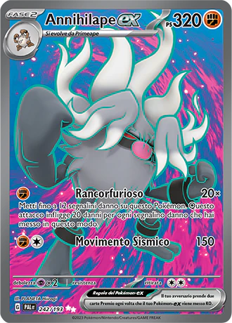 242/193 - Annihilape Ex - Paldea Evolved - Pokemon TCG