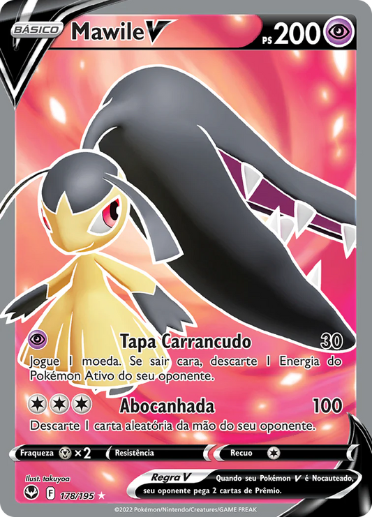 178/195 - Mawile V - Silver Tempest - Pokemon TCG