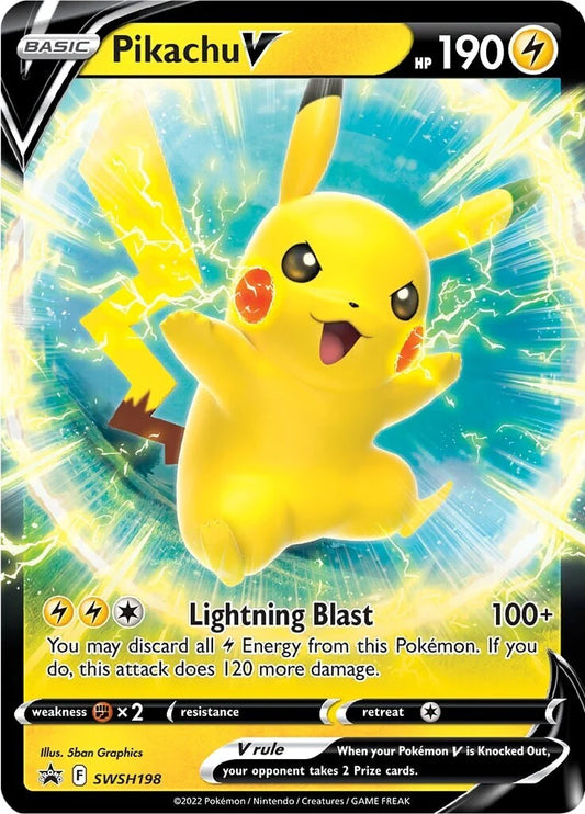 SWSH198 - Pikachu V - Pokemon TCG Black Star Promo