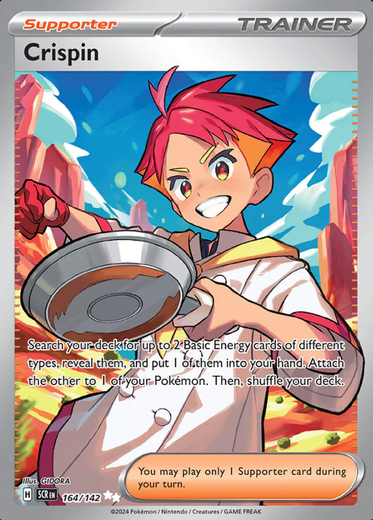 164/142 - Crispin Trainer - Stellar Crown - Pokemon TCG