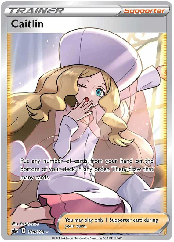 189/198 - Caitlin - Chilling Reign - Pokemon TCG