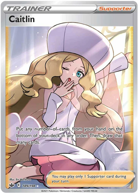 189/198 - Caitlin - Chilling Reign - Pokemon TCG