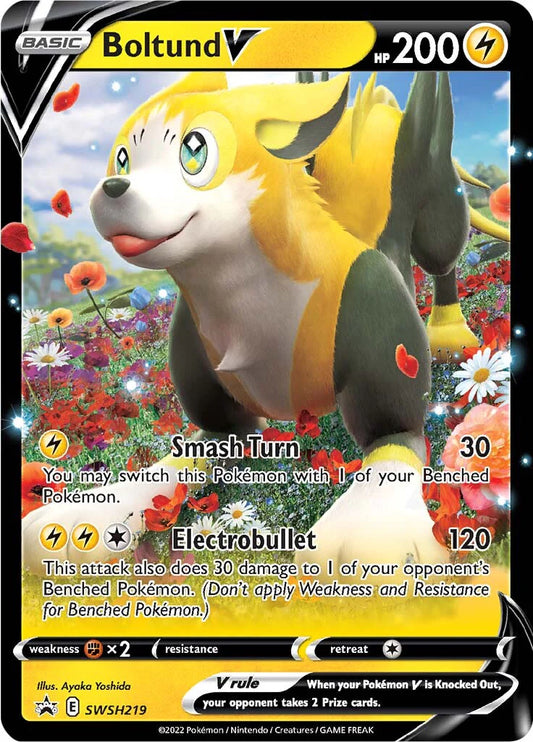 SWSH219 - Boltund V - Pokemon TCG Black Star Promo