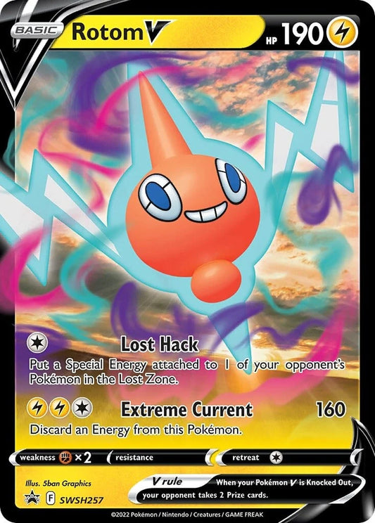 SWSH257 - Rotom V - Pokemon TCG Black Star Promo