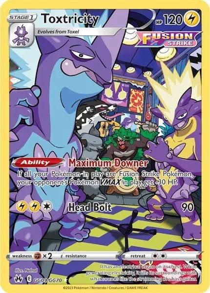 GG09/GG70 - Toxtricity - Crown Zenith - Pokemon TCG Galarian Gallery - JamiesTradingCards