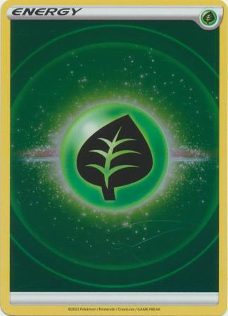 Grass Energy Foil No Number - Crown Zenith - Pokemon TCG - JamiesTradingCards