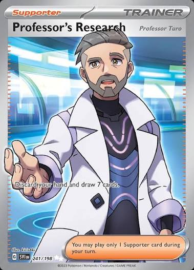 241/198 - Professor's Research - Scarlet & Violet - Pokemon TCG