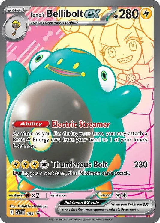 172/159 - Iono's Bellibolt Ex - Journey Together - Pokemon TCG