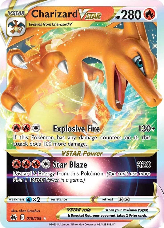 JamiesTradingCards 019/159 - Charizard Vstar - Crown Zenith - Pokemon TCG