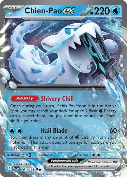 JamiesTradingCards 061/193 - Chien Pao Ex - Paldea Evolved - Pokemon TCG