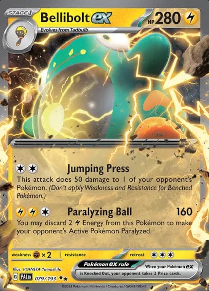 JamiesTradingCards 079/193 - Bellibolt Ex - Paldea Evolved - Pokemon TCG