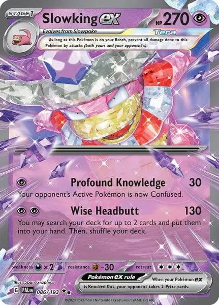JamiesTradingCards 086/193 - Slowking Ex - Paldea Evolved - Pokemon TCG