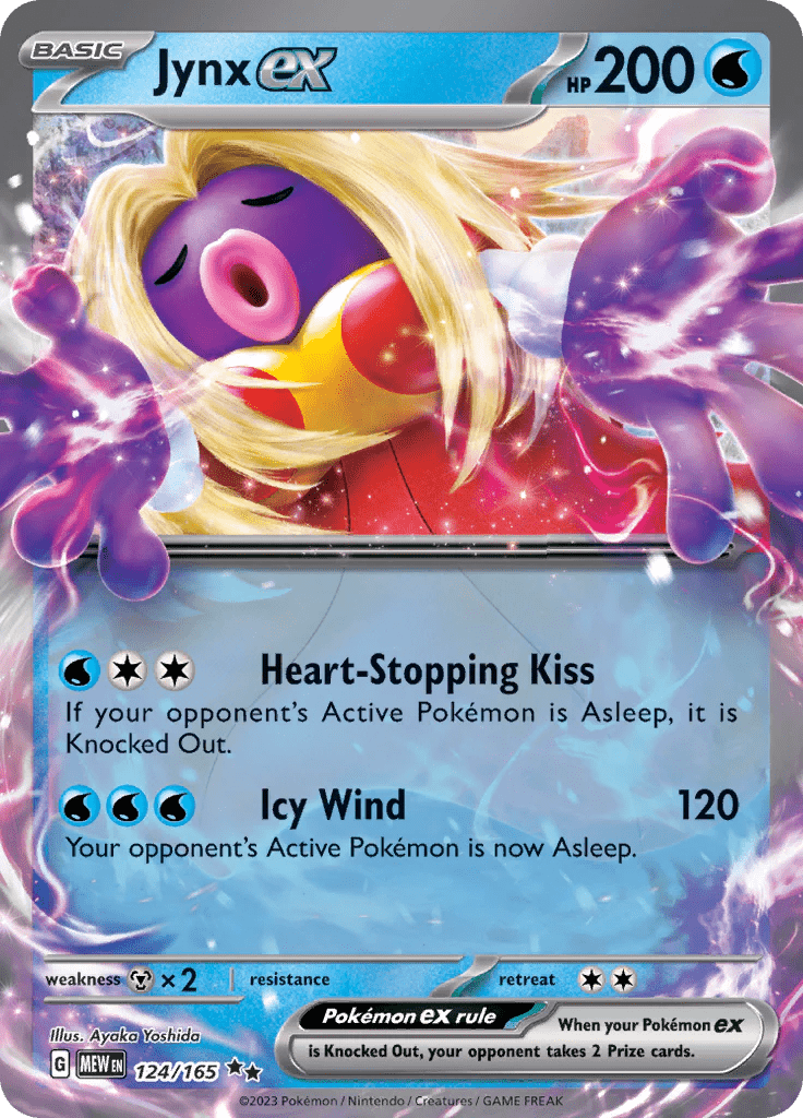 JamiesTradingCards 124/165 - Jynx EX  -  Scarlet & Violet 151 - Pokemon TCG