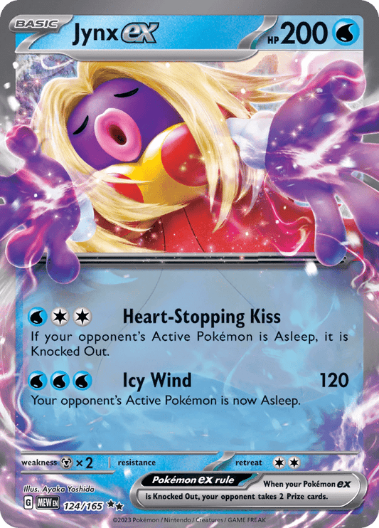 JamiesTradingCards 124/165 - Jynx EX  -  Scarlet & Violet 151 - Pokemon TCG
