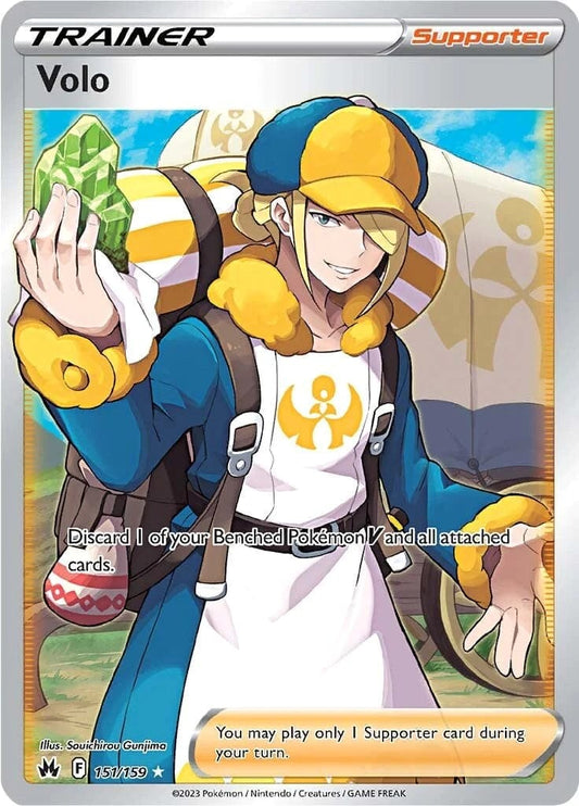 JamiesTradingCards 151/159 - Volo Trainer - Crown Zenith - Pokemon TCG