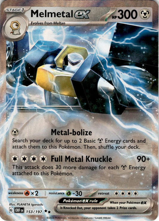 JamiesTradingCards 153/197 - Melmetal Ex - Obsidian Flames - Pokemon TCG