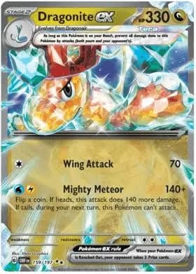 JamiesTradingCards 159/197 - Dragonite Ex - Obsidian Flames - Pokemon TCG