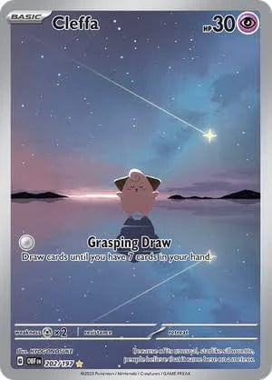 JamiesTradingCards 202/197 - Cleffa Illustration Rare - Obsidian Flames - Pokemon TCG