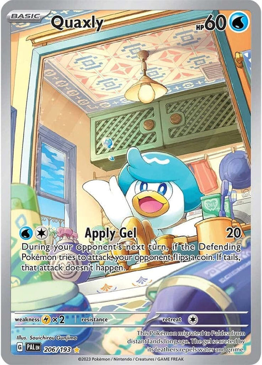 JamiesTradingCards 206/193 - Quaxly Illustration Rare - Paldea Evolved - Pokemon TCG