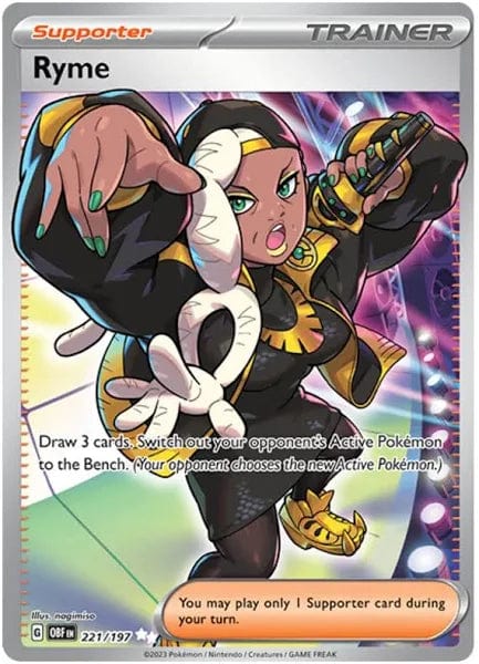 JamiesTradingCards 221/197 - Ryme Trainer - Obsidian Flames - Pokemon TCG