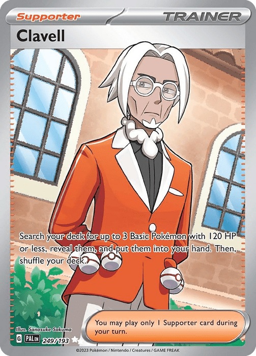JamiesTradingCards 249/193 - Clavell Trainer - Paldea Evolved - Pokemon TCG