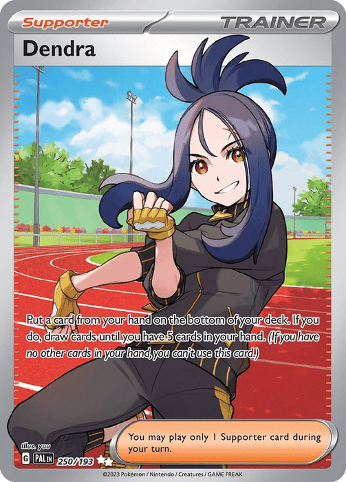 JamiesTradingCards 2650/193 - Dendra Full Art Trainer - Paldea Evolved - Pokemon TCG