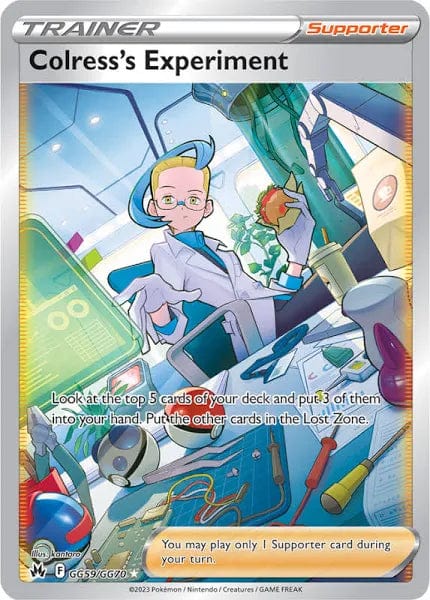 JamiesTradingCards GG59/GG70 - Colress's Experiment - Crown Zenith - Pokemon TCG Galarian Gallery