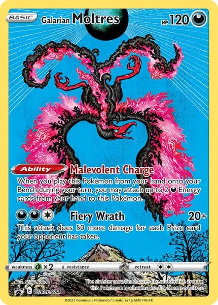 JamiesTradingCards SWSH284 - Galarian Moltres - Crown Zenith - Pokemon TCG Black Star Promo