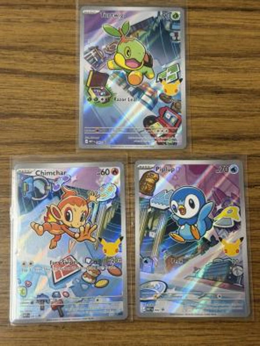 Chimchar/Turtwig/Piplup - MEP40/041/042 - Black Star Promo - Pokemon TCG