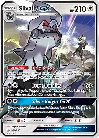 184/236 - Silvally GX - Cosmic Eclipse - Pokemon TCG