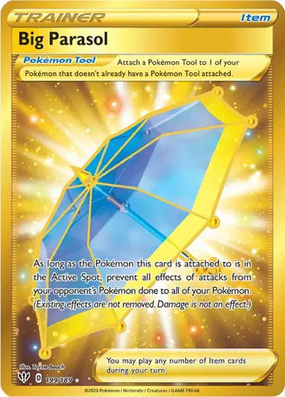 199/189 - Big Parasol - Darkness Ablaze - Pokemon TCG