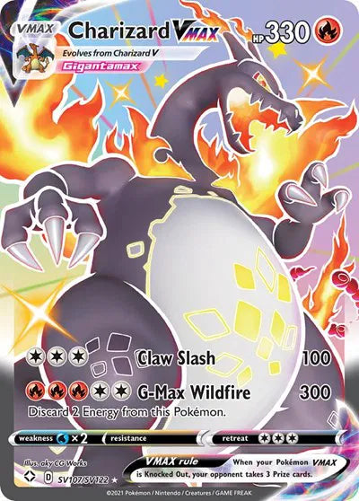 SV107/SV122 - Charizard Vmax - Shining Fates - Pokemon TCG