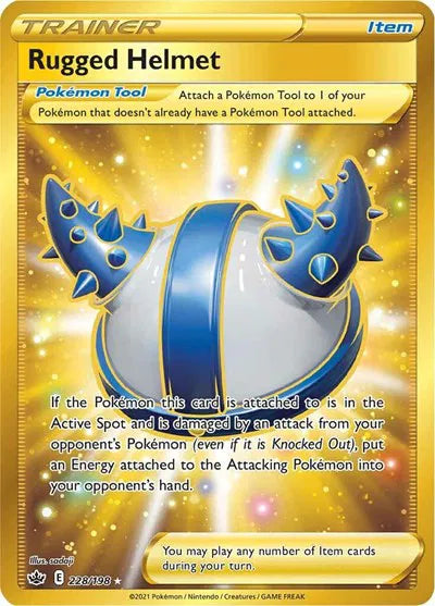 228/198 - Rugged Helmet - Chilling Reign - Pokemon TCG