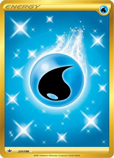 231/198 - Water Energy - Chilling Reign - Pokemon TCG