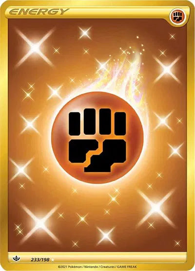 233/198 - Fighting Energy - Chilling Reign - Pokemon TCG