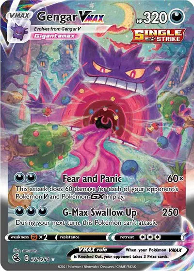 271/264 - Gengar Vmax - Fusion Strike - Pokemon TCG