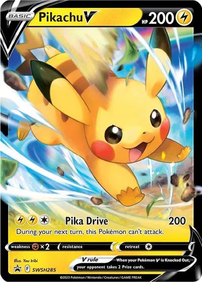 SWSH285 - Pikachu V - Sword & Shield - Pokemon TCG Black Star Promo