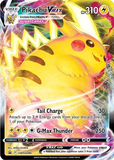 SWSH286 - Pikachu Vmax - Sword & Shield - Pokemon TCG Black Star Promo