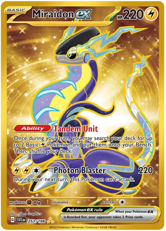 253/198 - Miraidon EX - Scarlet & Violet - Pokemon TCG