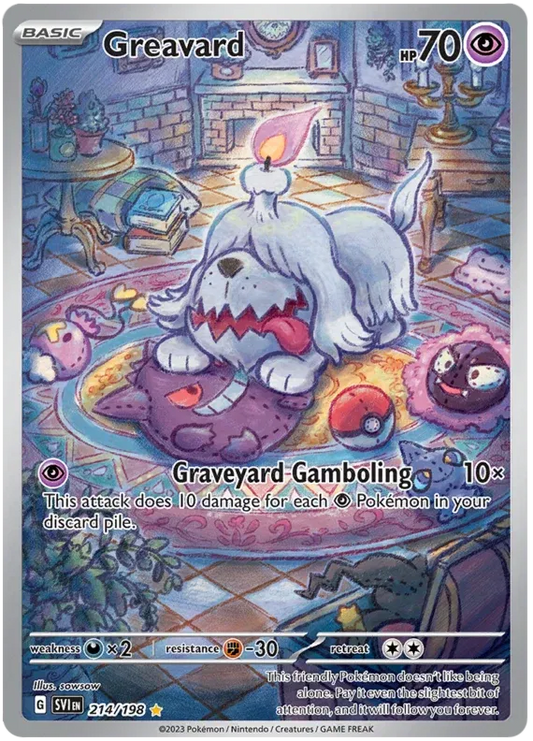 214/198 - Greavard - Scarlet & Violet - Pokemon TCG