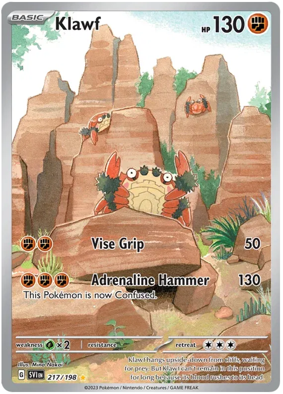217/198 - Klawf - Scarlet & Violet - Pokemon TCG